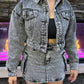 AUTUMN CHIC JACKET - BLACK WASH